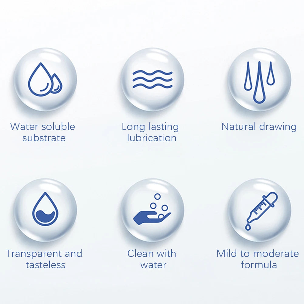 30ml Water-Based Orgasmic Lubricant – Safe, Unscented, and Edible