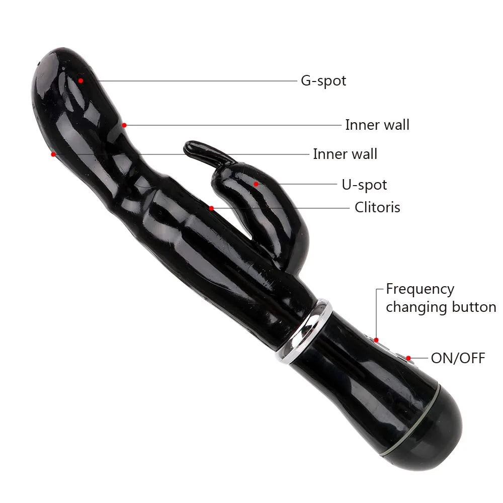 IGRARK Dual-Stimulation Rabbit Vibrator – G-Spot & Clitoral Pleasure in One
