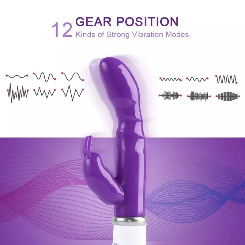 IGRARK Dual-Stimulation Rabbit Vibrator – G-Spot & Clitoral Pleasure in One
