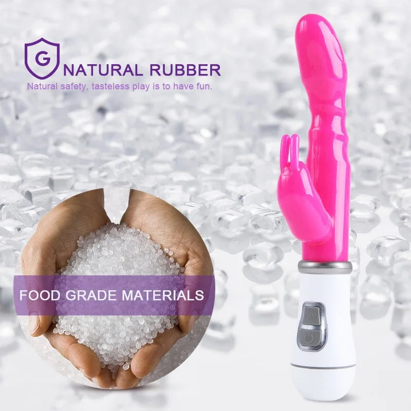 IGRARK Dual-Stimulation Rabbit Vibrator – G-Spot & Clitoral Pleasure in One