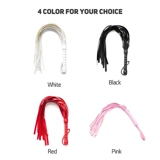 BDSM Whip & Flogger Paddle Set – Bondage Restraints for Couples