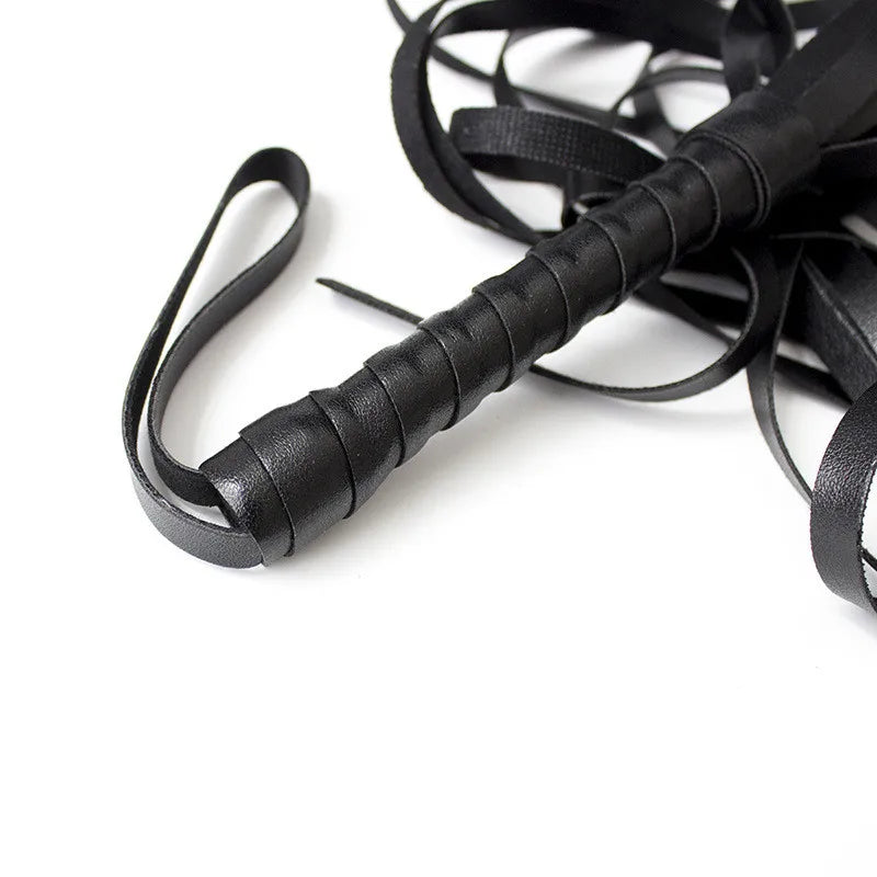 BDSM Whip & Flogger Paddle Set – Bondage Restraints for Couples