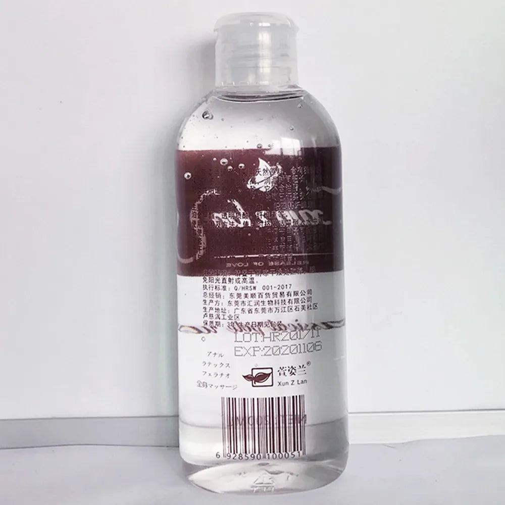 Xun Z Lan 200ML Water-Soluble Lubricant – Easy to Clean, Multi-Purpose Massage & Anal Lubricant
