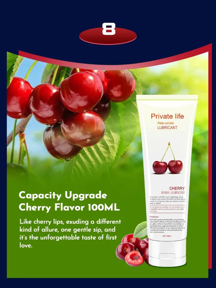 Fruit-Flavored Water-Based Lubrication Gel – 36-Month Shelf Life | 1pc