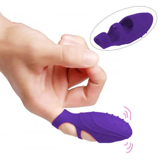 JaneDream G-Point Vibrating Finger Cover – Portable Waterproof Silicone Vibrator
