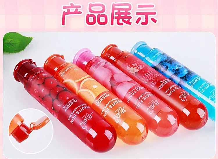 Edible Strawberry-Flavored Lubricant – Water-Based Intimate Gel for All Play