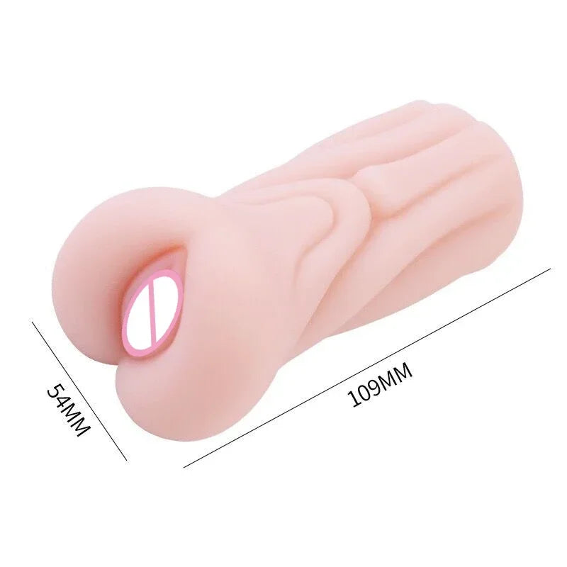 Men’s Aircraft Cup – Soft Realistic Silicone Masturbator for Oral, Vaginal & Anal Sensations