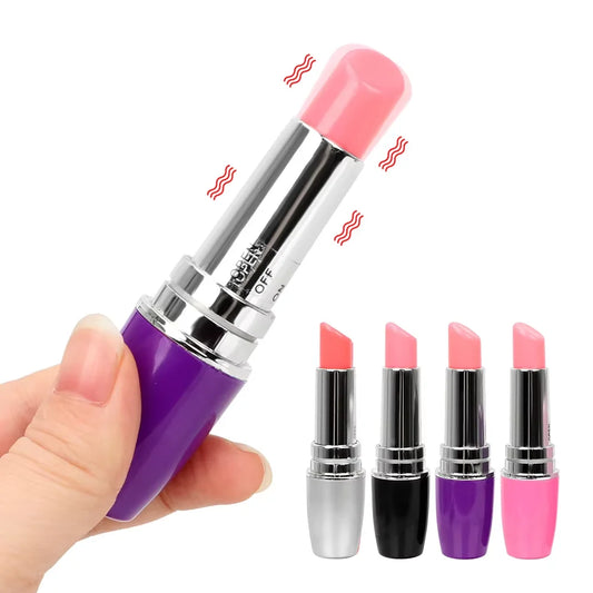 Mini Lipstick Vibrator – Discreet Clitoral Stimulator with Adjustable Speed