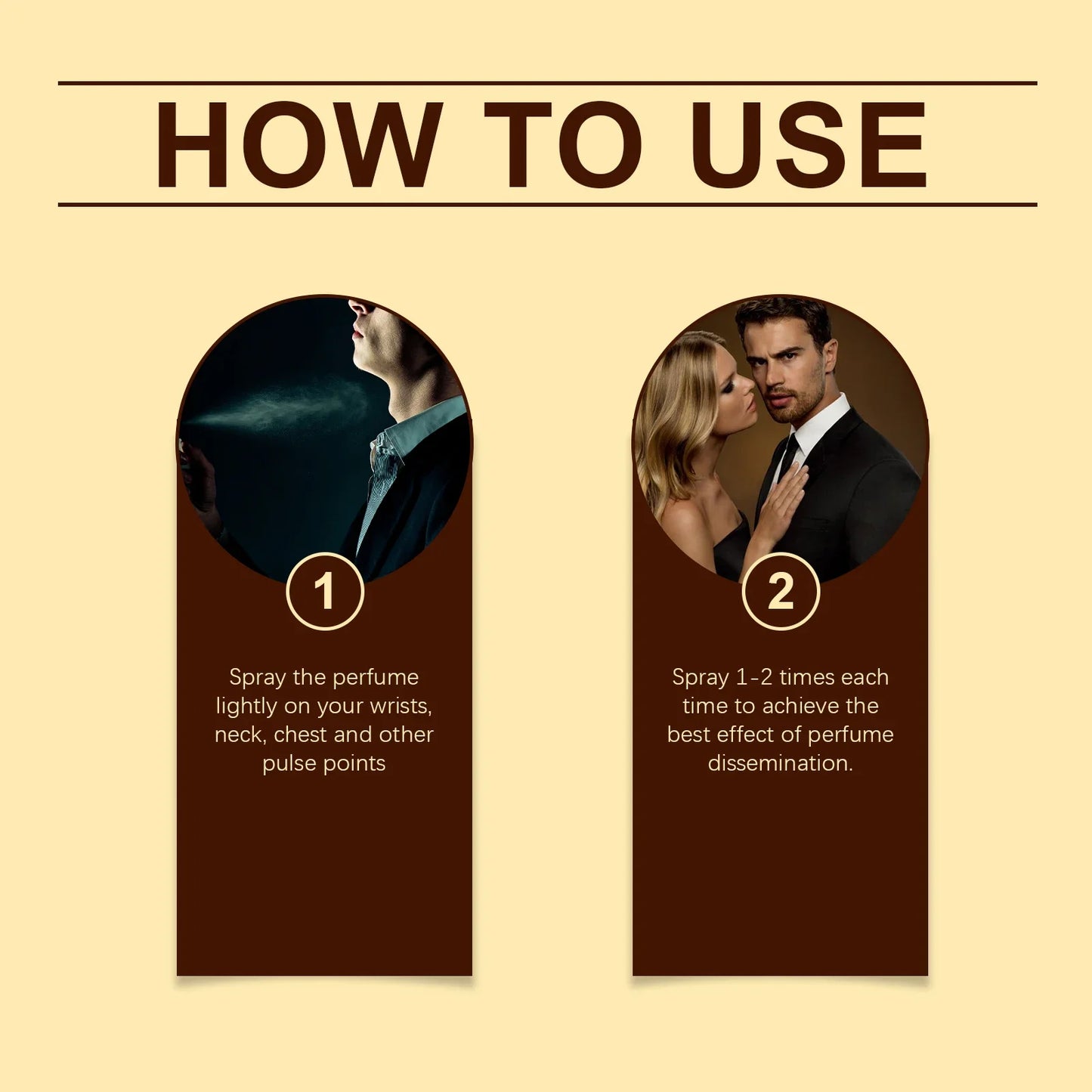 Pheromone Infused Perfume/Cologne for Irresistible Confidence & Desire