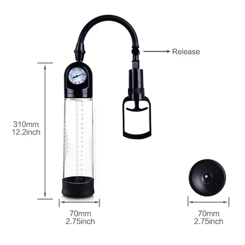 YUKUI Penis Pump – Vacuum Trainer for Male Enhancement & Erection Support