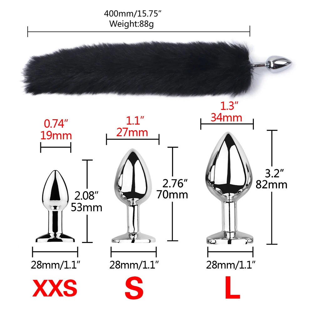 Fantasy Fox Tail Anal Plug – Unleash Your Wild Side