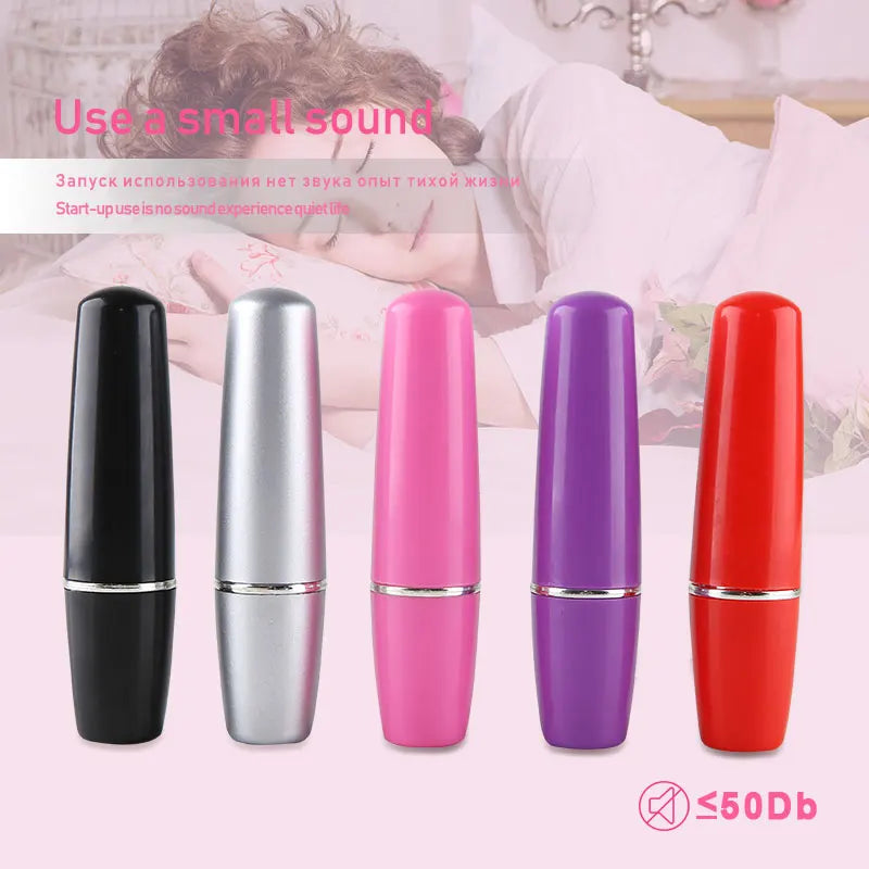 Mini Lipstick Vibrator – Discreet Clitoral Stimulator with Adjustable Speed