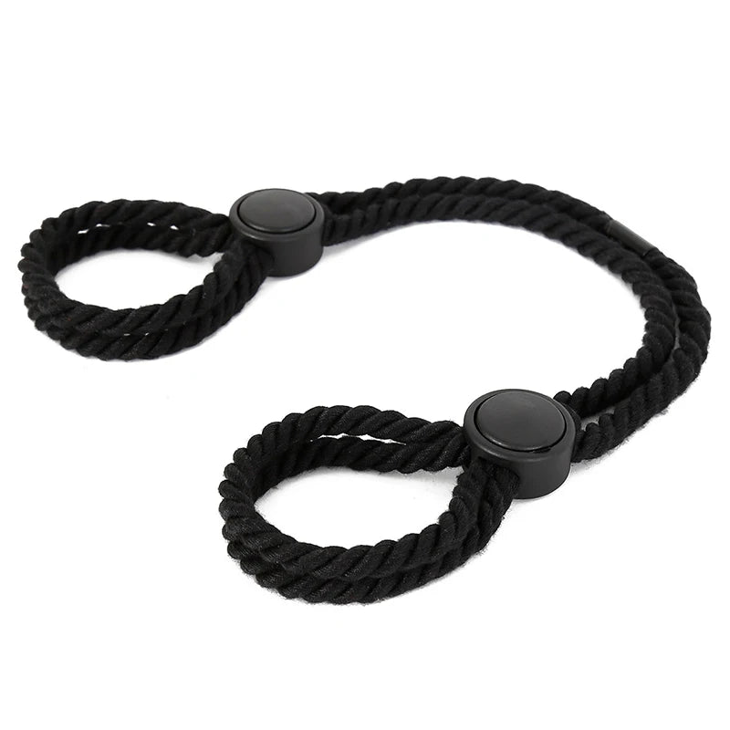 Adjustable Bondage Rope Handcuffs – Soft Restraints for Couples Play
