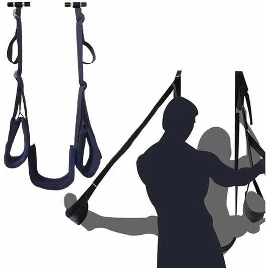 Adjustable Door Swing – Bondage Straps & Leg Spreader for Couples