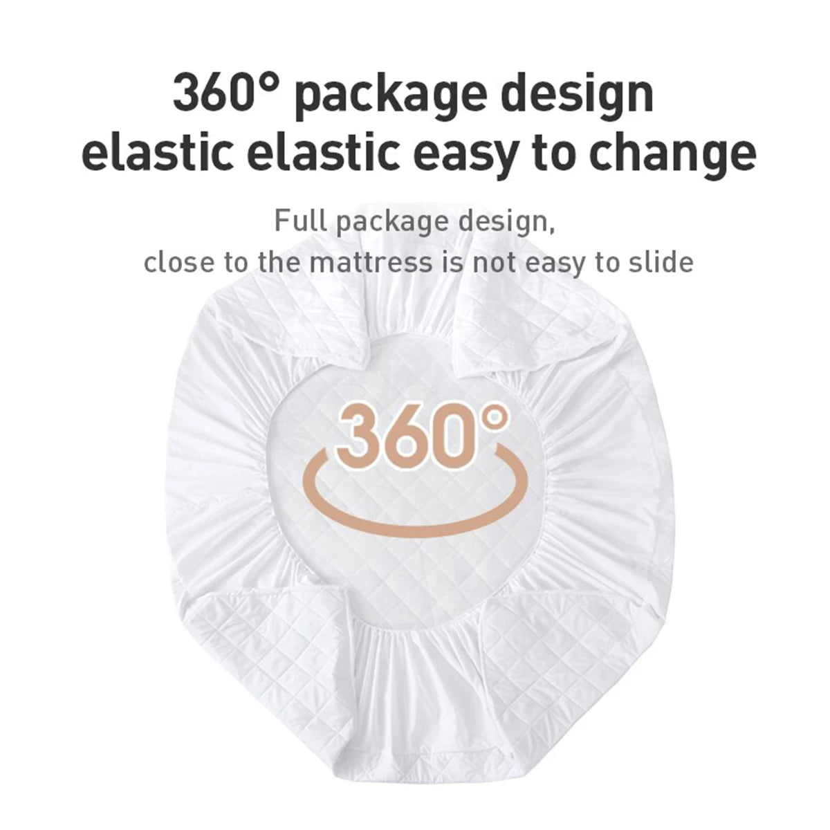 Anqianny Waterproof Mattress Protector – Breathable, Anti-Dust Mite & Bacteria-Resistant