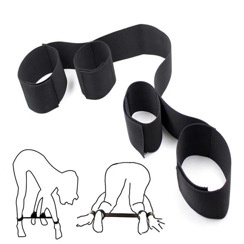 Adjustable Bondage Rope Handcuffs – Soft Restraints for Couples Play