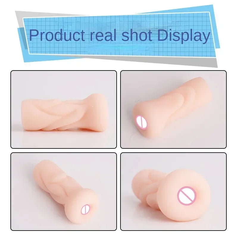 Men’s Aircraft Cup – Soft Realistic Silicone Masturbator for Oral, Vaginal & Anal Sensations