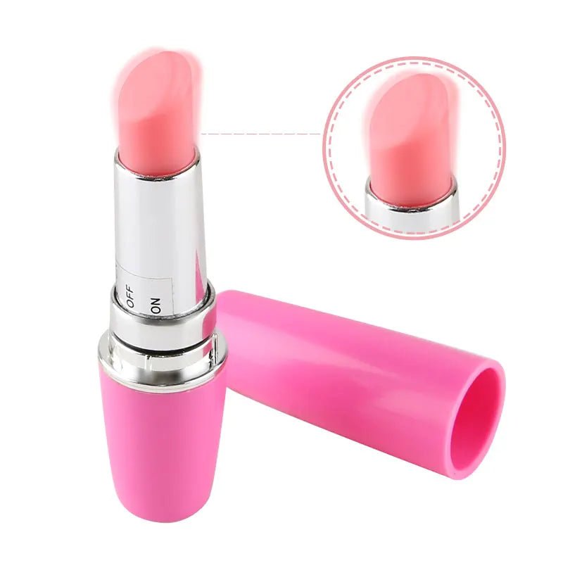 Mini Lipstick Vibrator – Discreet Clitoral Stimulator with Adjustable Speed