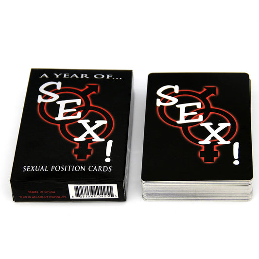 Sexual Position Cards - Couples Games 52 Sexy Position Cards In English & Spanish