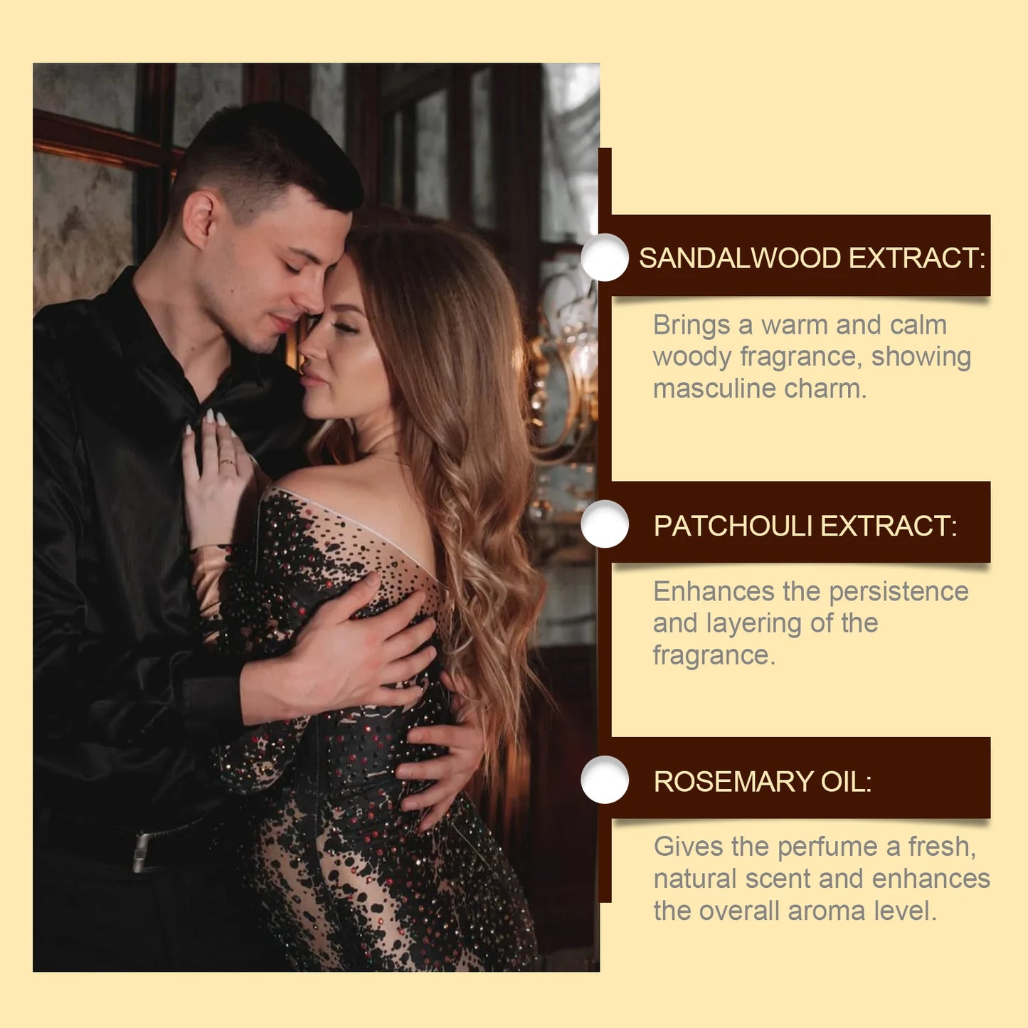 Pheromone Infused Perfume/Cologne for Irresistible Confidence & Desire
