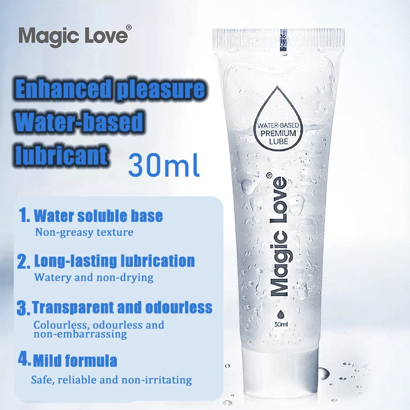 30ml Water-Based Orgasmic Lubricant – Safe, Unscented, and Edible