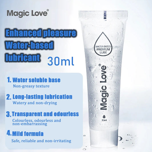 30ml Water-Based Orgasmic Lubricant – Safe, Unscented, and Edible
