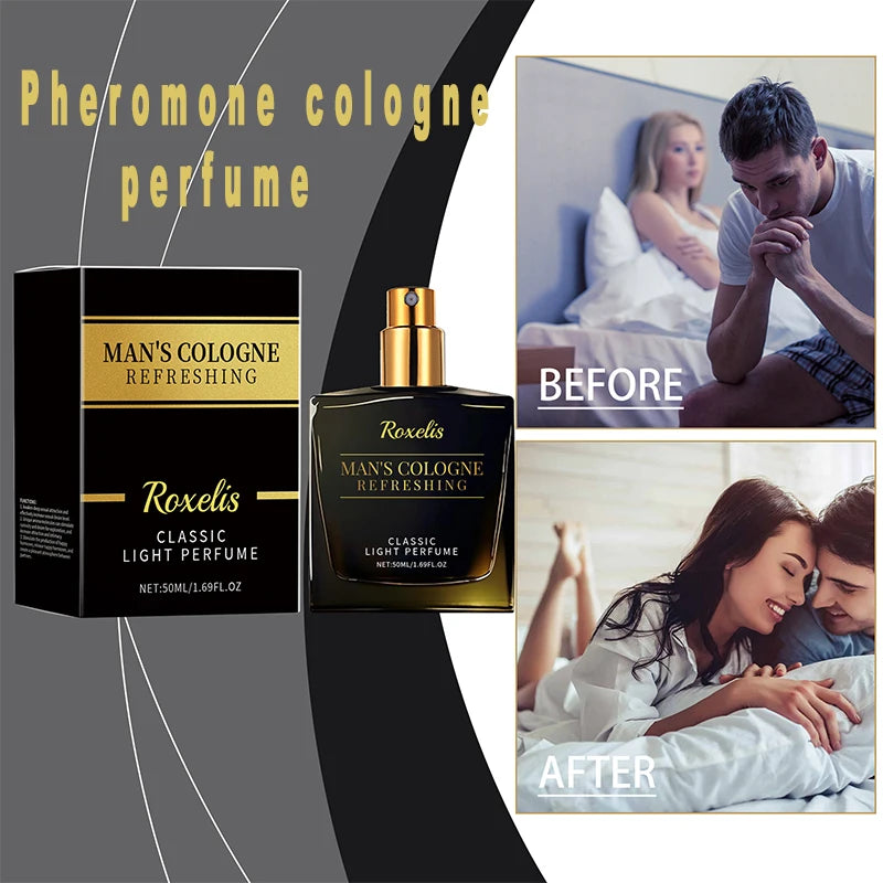 Pheromone Infused Perfume/Cologne for Irresistible Confidence & Desire