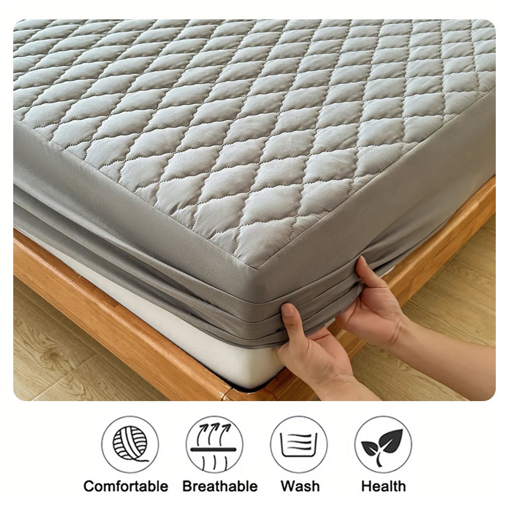 Anqianny Waterproof Mattress Protector – Breathable, Anti-Dust Mite & Bacteria-Resistant