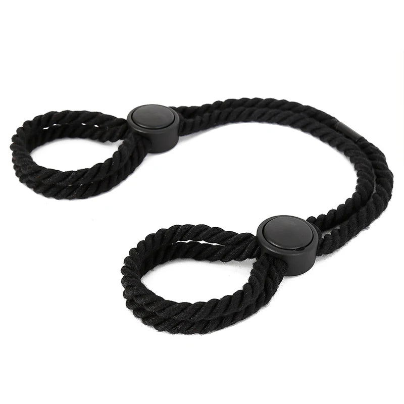 Adjustable Bondage Rope Handcuffs – Soft Restraints for Couples Play