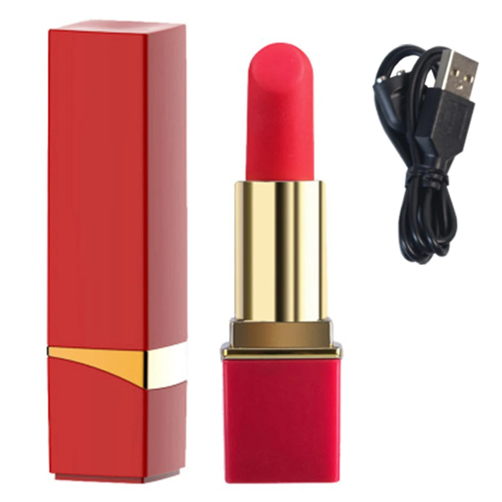Mini Lipstick Vibrator – Discreet Clitoral Stimulator with Adjustable Speed