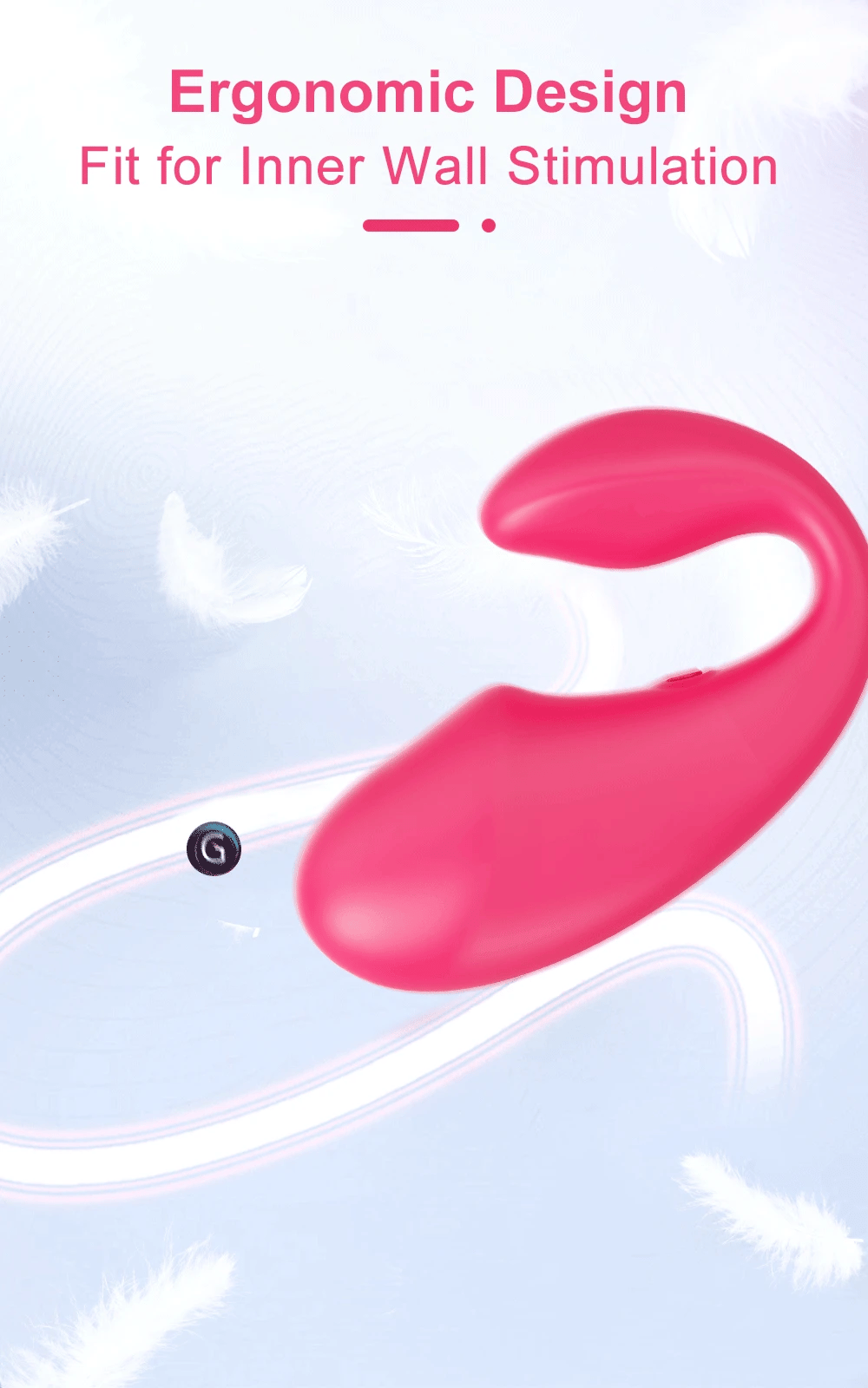 POMFW Bluetooth App-Controlled Vibrator – Wireless Love Egg for Couples