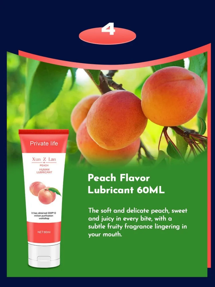 Fruit-Flavored Water-Based Lubrication Gel – 36-Month Shelf Life | 1pc