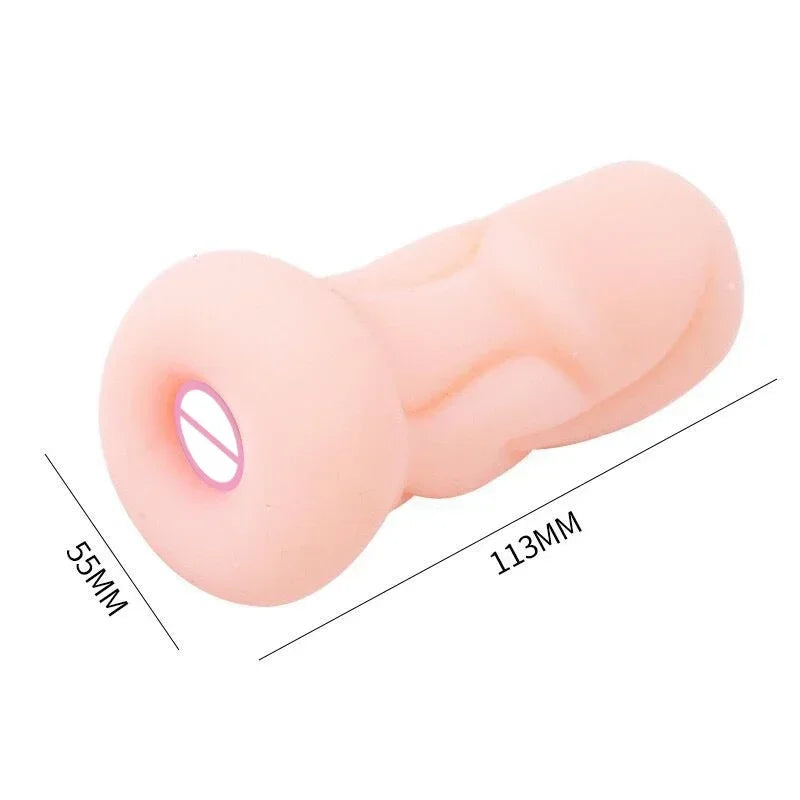 Men’s Aircraft Cup – Soft Realistic Silicone Masturbator for Oral, Vaginal & Anal Sensations