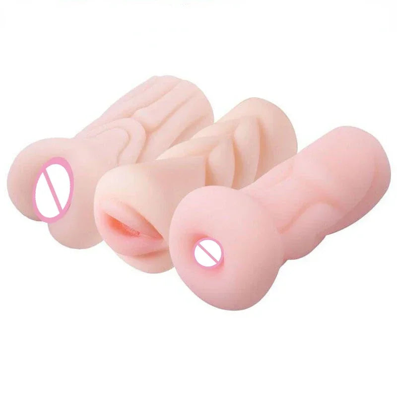 Men’s Aircraft Cup – Soft Realistic Silicone Masturbator for Oral, Vaginal & Anal Sensations