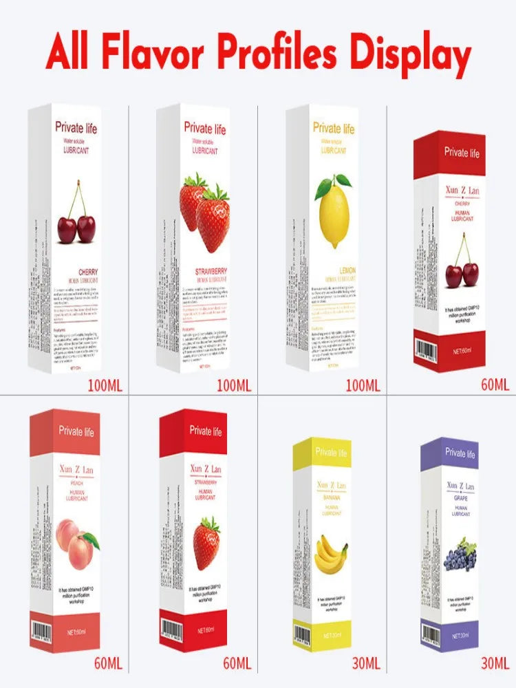 Fruit-Flavored Water-Based Lubrication Gel – 36-Month Shelf Life | 1pc