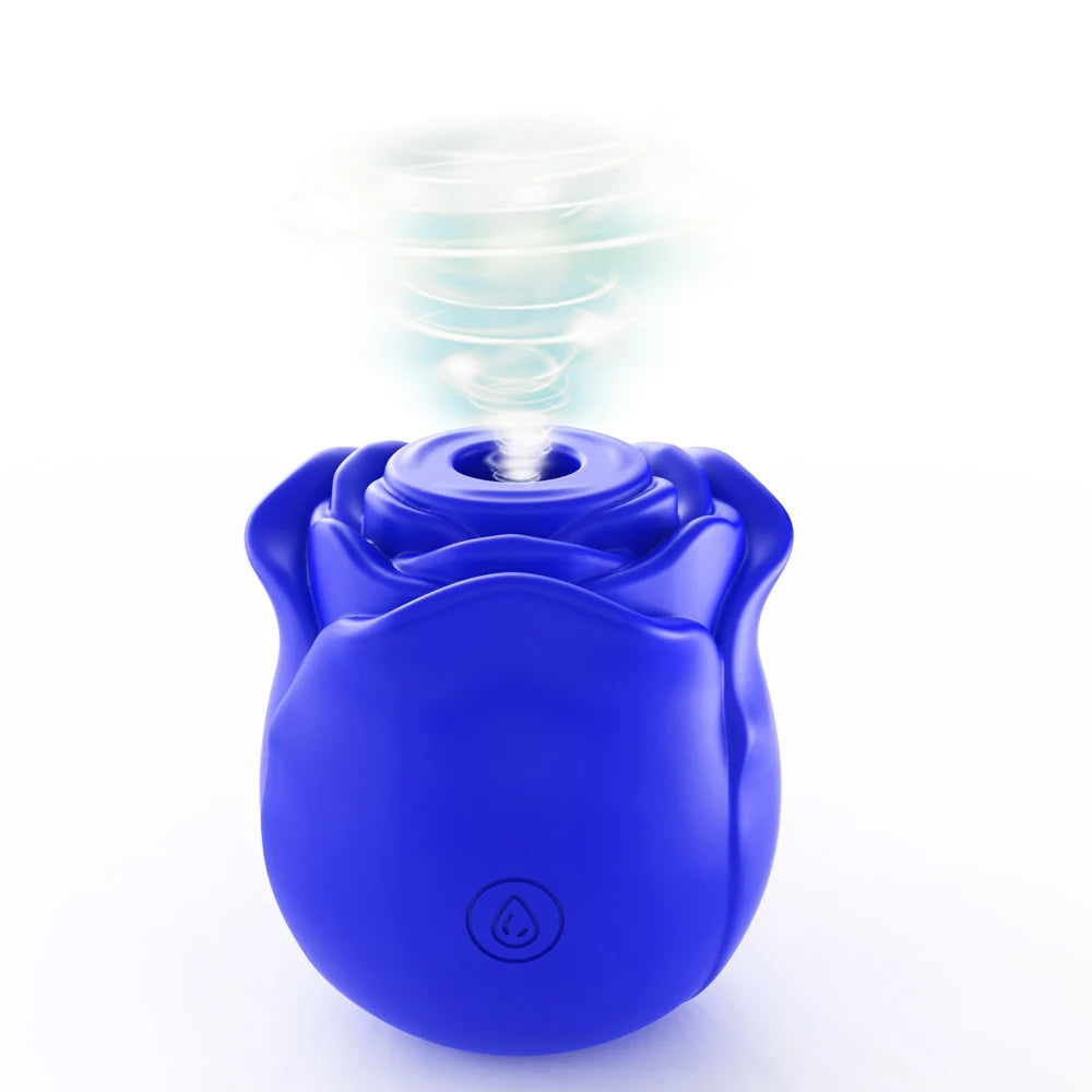Rose-Shaped Clitoral Sucking Vibrator – Vagina & Nipple Stimulator for Women