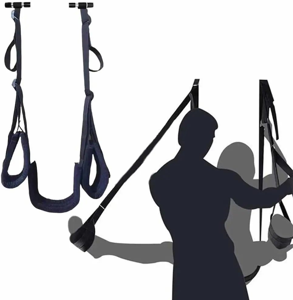 Adjustable Door Swing – Bondage Straps & Leg Spreader for Couples