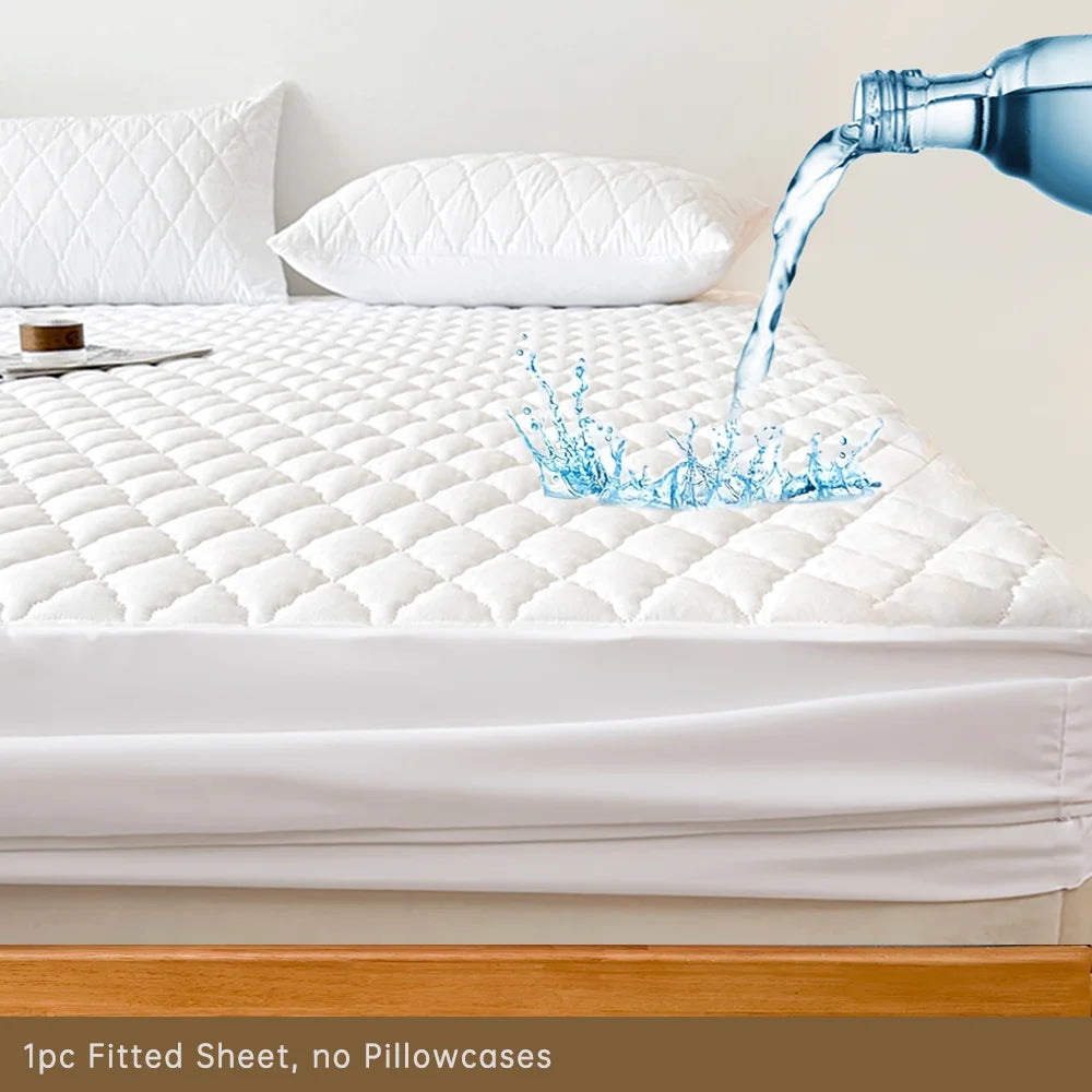 Anqianny Waterproof Mattress Protector – Breathable, Anti-Dust Mite & Bacteria-Resistant