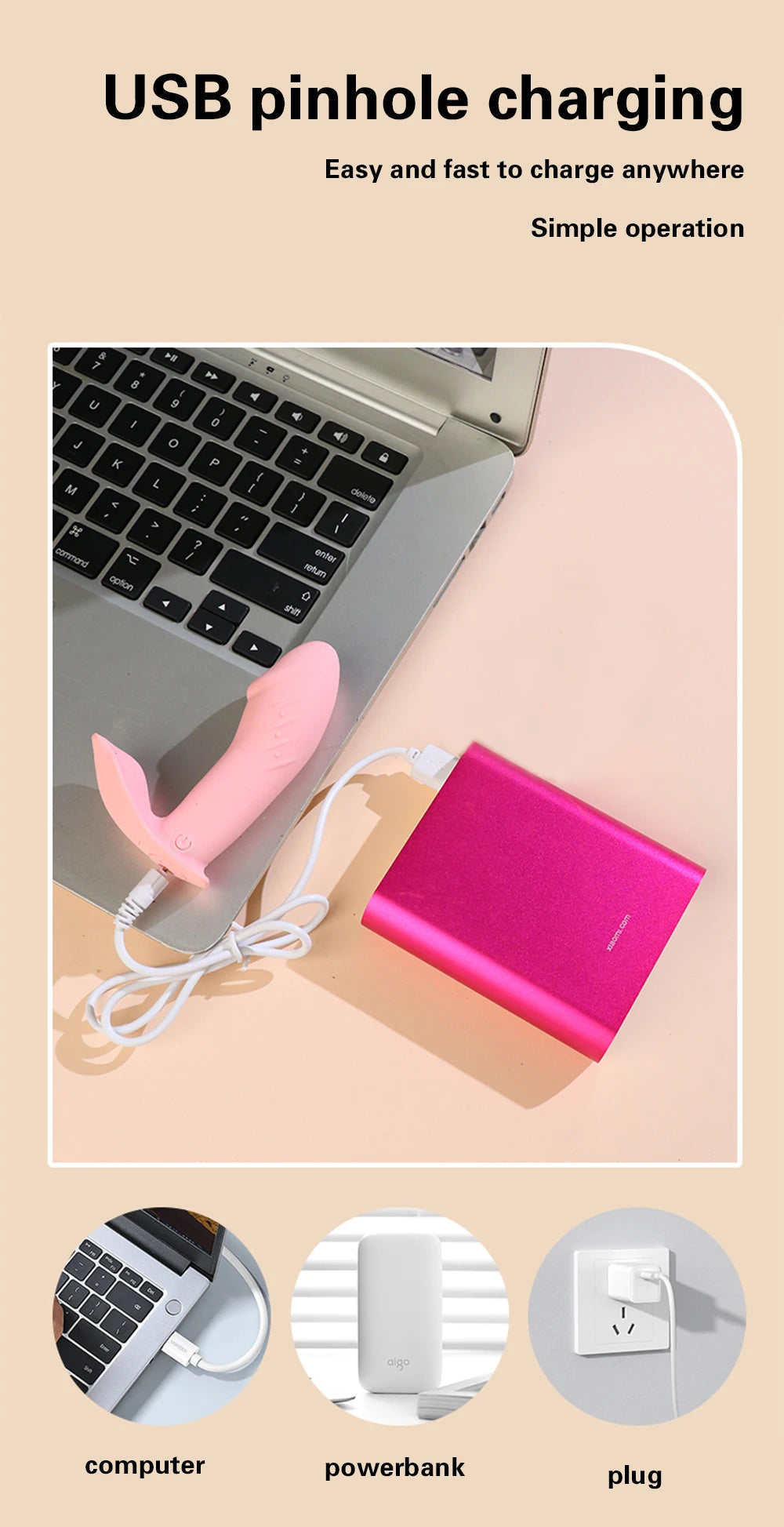 BOMBOMDA™ Silicone Anal Plug Vibrator – G-Spot & Prostate Stimulator