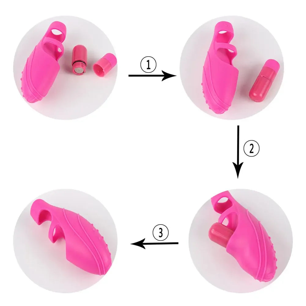 JaneDream G-Point Vibrating Finger Cover – Portable Waterproof Silicone Vibrator