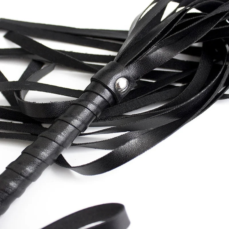 BDSM Erotic Accessories Kit – Whip, Restraints & Blindfold for Couples Play