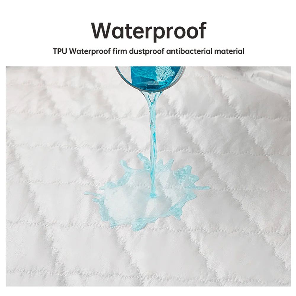 Anqianny Waterproof Mattress Protector – Breathable, Anti-Dust Mite & Bacteria-Resistant