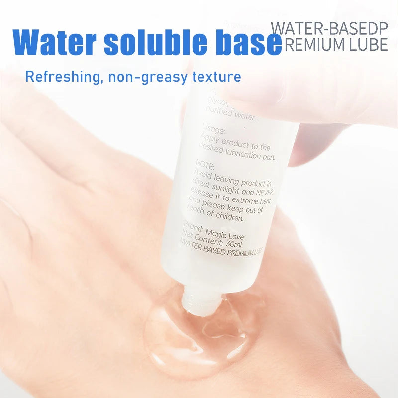 30ml Water-Based Orgasmic Lubricant – Safe, Unscented, and Edible